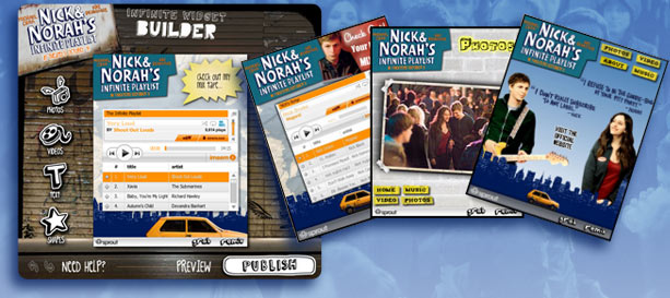 Nick & Norah's Infinite Playlist Widget!